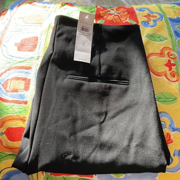 Ann Taylor pant size 0 black NWT The high waist ankle - Picture 2 of 6